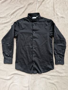 Calvin Klein Youth Black Dress Shirt